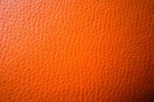 orange leather